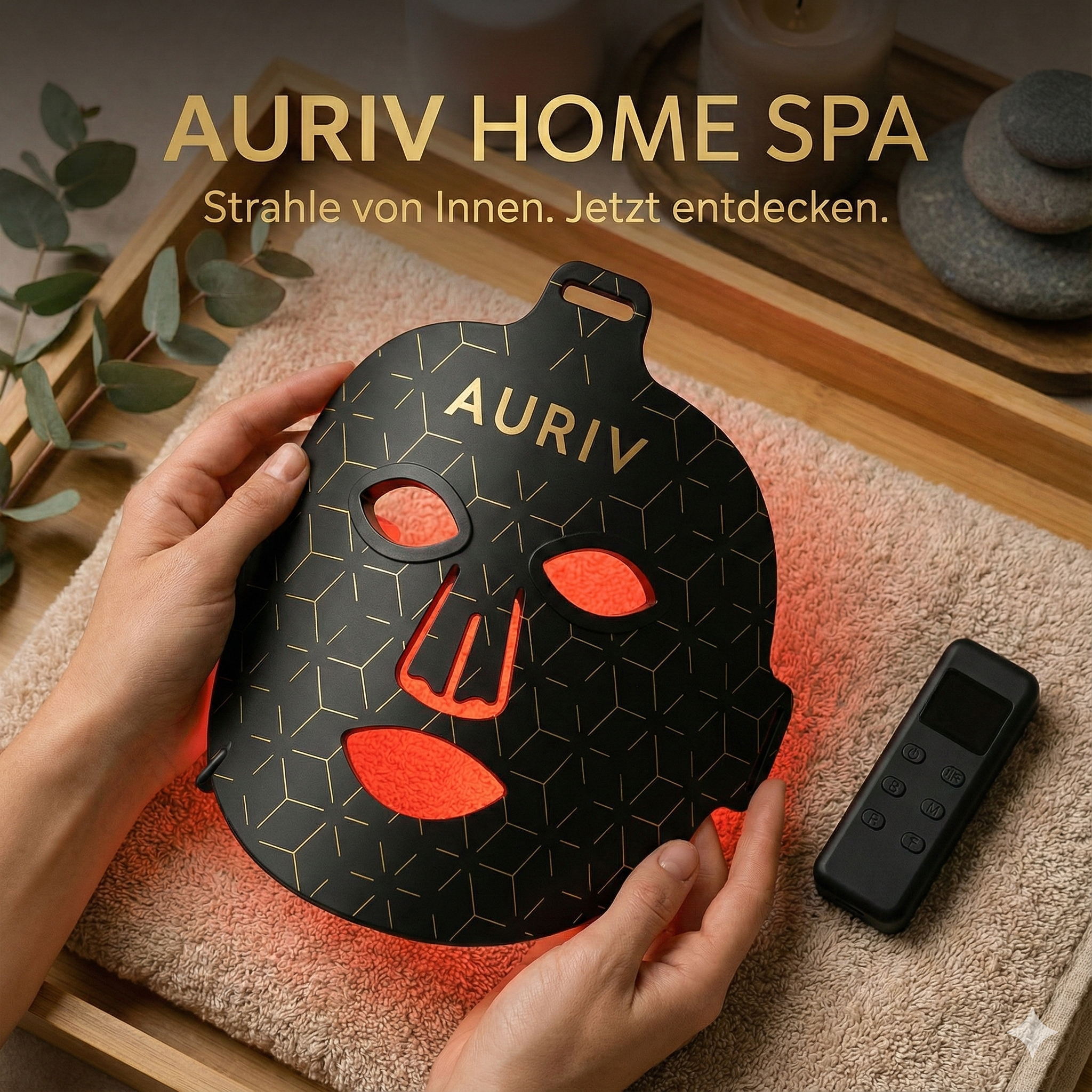 8-Farben LED Gesichtsmaske aus Silikon