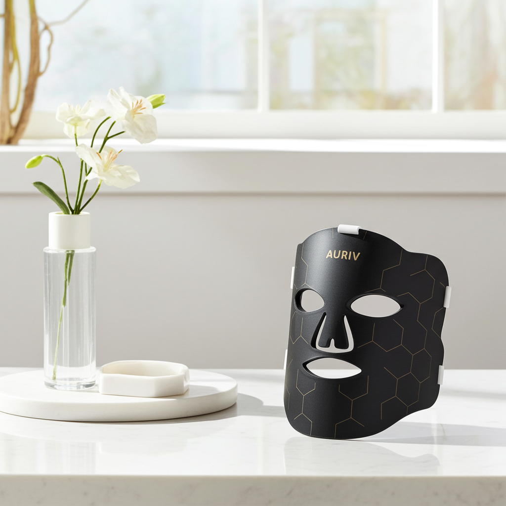 8-Farben LED Gesichtsmaske aus Silikon